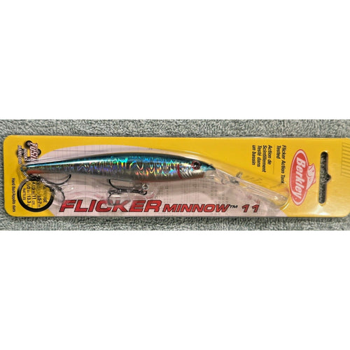 Berkley Flicker Action Minnow 11, Tank Tested, Slow Rise, 4.29