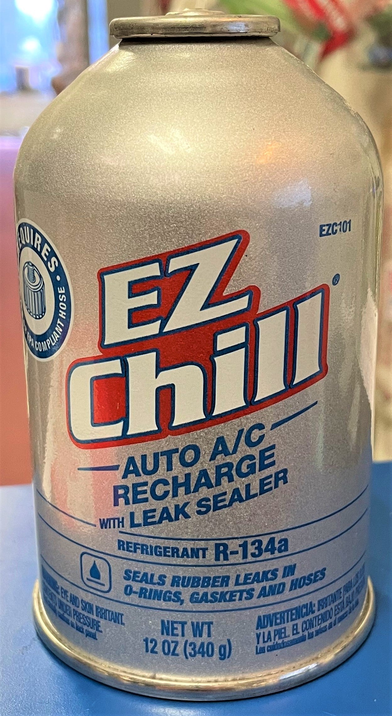 R134a, 12 oz. Can, Auto A/C Refrigerant Recharge with Leak Sealer