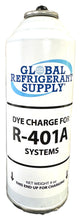 R401a, (MP39) Refrigerant with U.V. Dye Charge, 4 oz. can