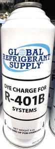 R401b, MP66 UV Dye Charge, 4 oz. Can, Dye Charge  Ultraviolet For R-401b, MP66 Systems