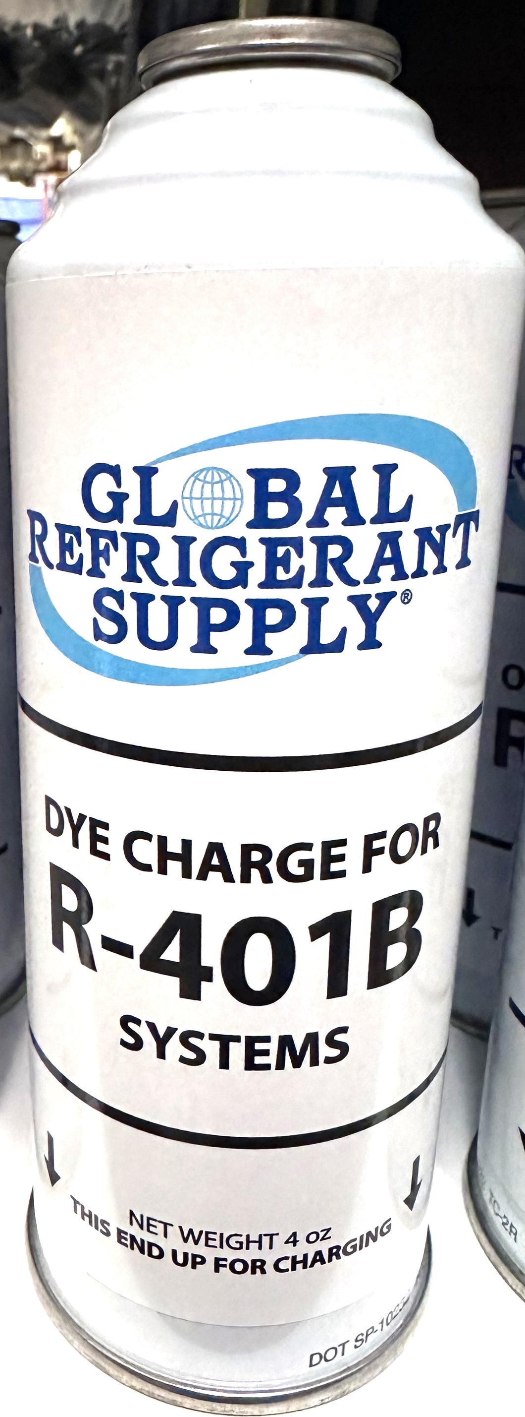 R401b, MP66 UV Dye Charge, 4 oz. Can, Dye Charge  Ultraviolet For R-401b, MP66 Systems