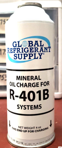 R401b, MP66 Oil Charge, 4 oz. Can, Lubricant For R-401b, MP66 Systems