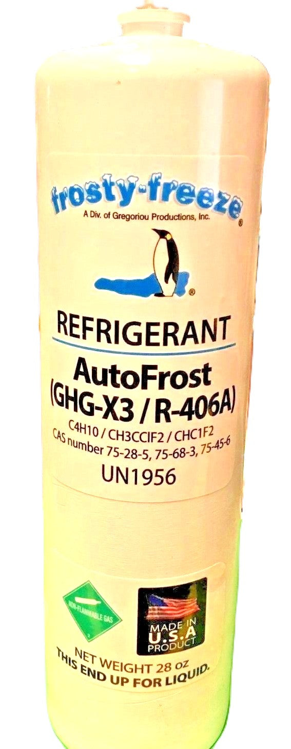R406a, (GHG-X3), Auto Frost, 14 oz, R12 Replacement, In Stock, Fast Shipping