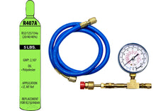 R407A, 5 Lb., Refrigerant, Professional Check & Charge-It Kit