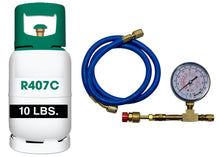 R407c, Refrigerant, 10 Lbs., Professional Check & Charge-It Kit