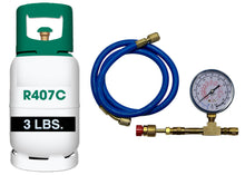 R407c, Refrigerant, 3 Lbs., Professional Check & Charge-It Kit