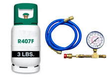 R407F, 3 Lb. Refrigerant, Includes the Check & Charge-It Kit