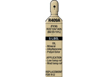 R409a, 5 Lbs., R12 Replacement, Professional Check & Charge-It Kit