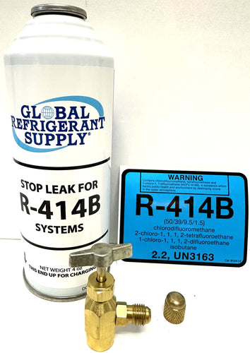 R414b STOP LEAK Charge, 4 oz. Can, Leak Stop For R-414b Systems K28 Can Taper