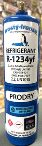 R1234YF Refrigerant 16 oz. with System Dry, Moisture Remover, No Taper Required