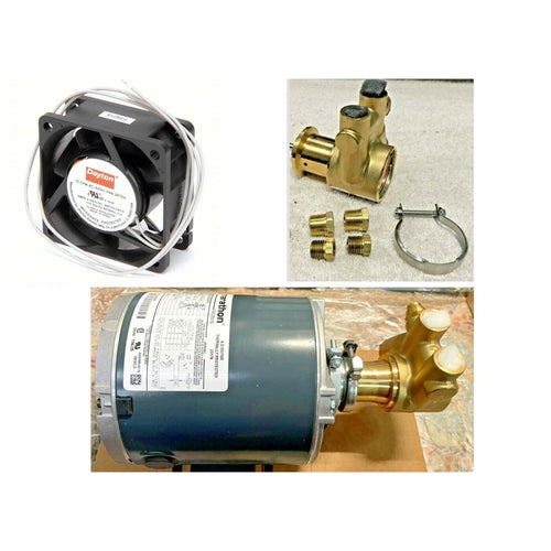 Welding Pump Fluid Cooler 115/230 VAC Motor & 115VAC Auxiliary Cooling Motor