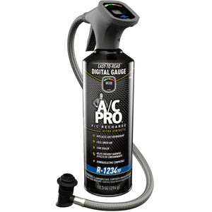 A/C Pro R-1234YF AC Refrigerant Kit with Digital Gauge - 10.3 OZ