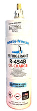 R454b Refrigerant, 8 oz. with U.V. Dye Charge Leak Locator