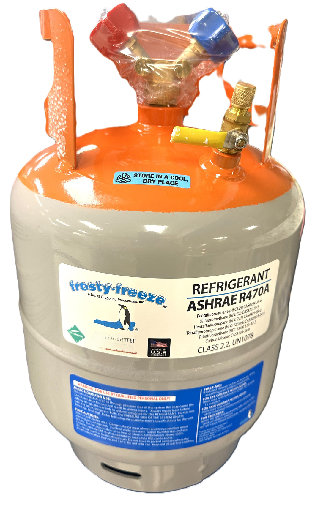 R470a 3 lb. Reusable DOT Approved Tank, Fast Shipping Factory Sealed