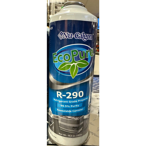 R-290, R290 Nu-Calgon Refrigerant Grade 99.5% Purity Resealable Canister 10.6 oz