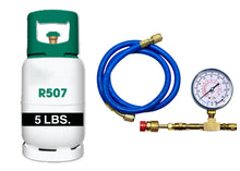 R507, 5 Lbs., Refrigerant, Professional Check & Charge-It Kit