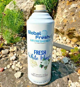 Air Freshener, Fresh White Musk, 3.6 fl. oz., Aerosols, Global Fresh, Free Shipping