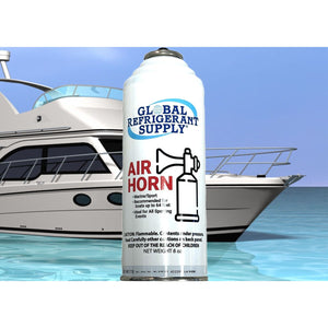 Boat, Marine, Air Horn Refill Canister Can, 8 oz. Boating Outdoor Sports Safety