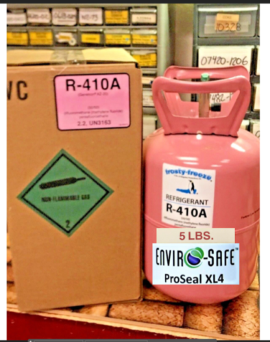 R410a, Refrigerant, 5 lb. Can, With ProSealXL4 System Sealer LEAK STOP!