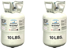 R1234yf, (2) 10 Lbs., Refrigerant Mobile Air Conditioning Systems Factory Sealed