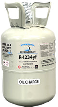 R1234yf, Total 10 Lbs., with 8 oz. YF Oil/Lubricant  Refrigerant Factory Sealed