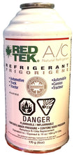 RED TEK Refrigerant, 6 oz., A/C Natural Organic Refrigerant Auto Truck Tractor