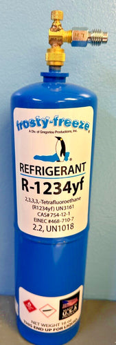 R1234yf, HFO Refrigerant LARGE 16 Oz. Automotive A/C New Self-Sealing Can