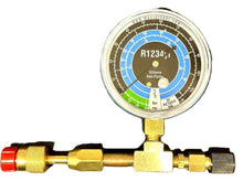 R1234yf, 10 Lbs., "STOP LEAK", Refrigerant Mobile A/C Check & Charge-It Gauge