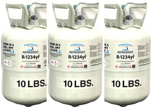 R1234yf, (3) 10 Lbs., Refrigerant Mobile Air Conditioning Systems Factory Sealed