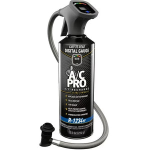 R1234yf, A/C Pro R-1234YF AC Refrigerant Kit with Digital Gauge - 10.3 OZ