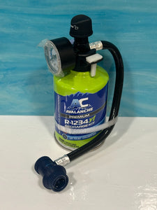 R1234yf, HFO1234yf, R-1234yf, 8 oz Avalanche Recharge Kit Stops Leaks Colder Air