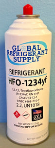 R1234yf, Refrigerant,  LARGE Can, 12 oz. for  Automotive Air Conditioning