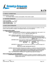R170 Refrigerant SDS Sheet