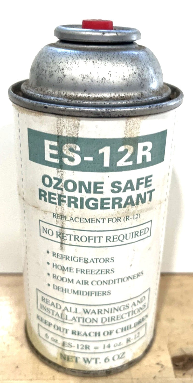 R12a Refrigerant 6 oz. Can, Ozone Safe Refrigerant R12 Replacement