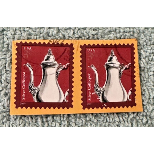 USA, .3 Cents, Silver Coffeepot 2007 Stamps For Collectors Our#559-2825