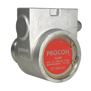 PROCON Rotary Vane Pump: 1/2 in Inlet/Outlet NPTF (In.), 210 gph Max. Flow (GPH)