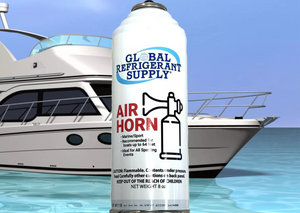 Boat, Marine, Air Horn Refill Canister Can, 8 oz. Boating Outdoor Sports Safety