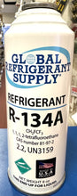 R134a, 4 oz. Can R-134a Refrigerant New Style Self Sealing Can