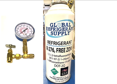 FREEZONE, R420a/276 Refrigerant, 8 oz., & Taper/Gauge, EPA Accepted, Non-Flammable, Non-Toxic