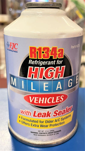 R134a Refrigerant For High Mileage Vehicles w/Leak Sealer 12 oz. Can