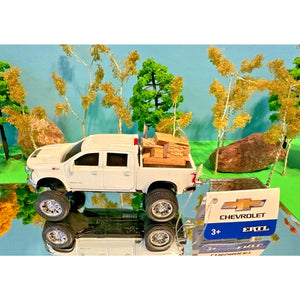 1/64 Custom Lifted, Chevrolet Silverado 2500HD, 2020, Firewood, Riser Muffler