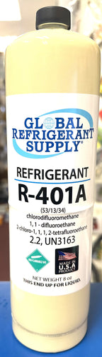 MP39, R401a, Refrigerant For Coolers, Freezers, 8 oz. Self-Sealing Can