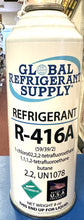 R416a, FRIGC, FR12, 8 oz. Can Refrigerant, HCFC-124, The only USA Military Approved R12 Alternate