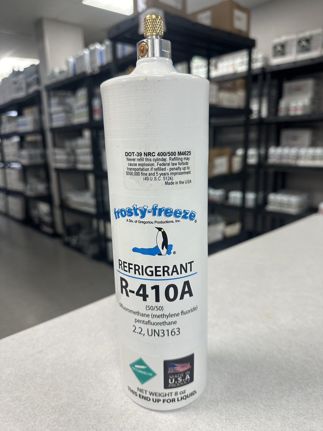 R410A, R410a, R-410a, Refrigerant, Air Conditioner, 226 g (8oz) Can