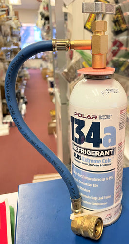FJC® 533 - Polar Ice™ R134a Refrigerant Plus with Refrigerant Oil & Extreme Cold Synthetic Performance Booster, 14 oz