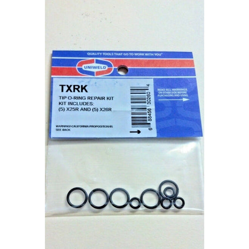 UNIWELD, WELDING BRAZING TIP O-RING REPAIR KIT, PART# TXRK