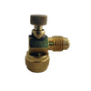 SF5050 Cylinder Dispensing Valve with On/Off Knob & 1/4" Male Flare Hose Connection