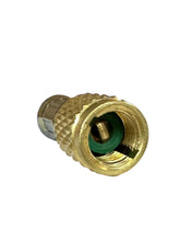 Refrigerant Charging Hose, Limited Loss, 1/4" Female Flare w/Depressor System Side, 12"