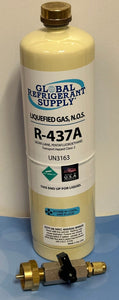 R437a, aka MO49, R12 Refrigerant Replacement, 12 oz. CGA600 Taper Valve