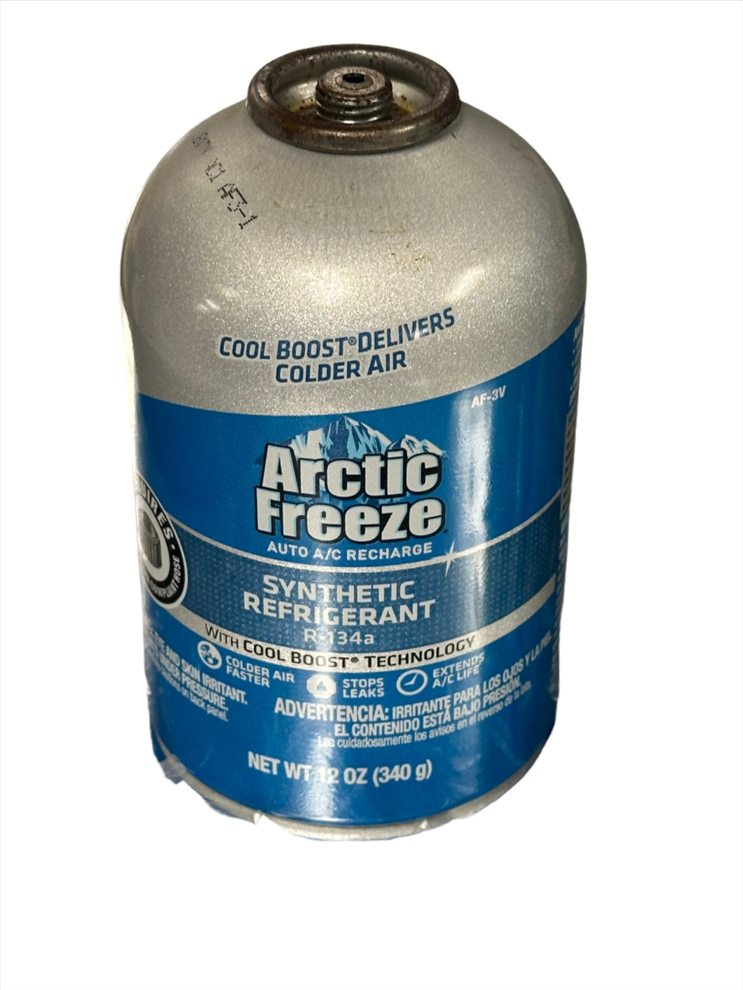 R134a, 12 oz. Cool BOOST Delivers COLD Air Arctic Freeze Auto A/C Recharge Cool Boost